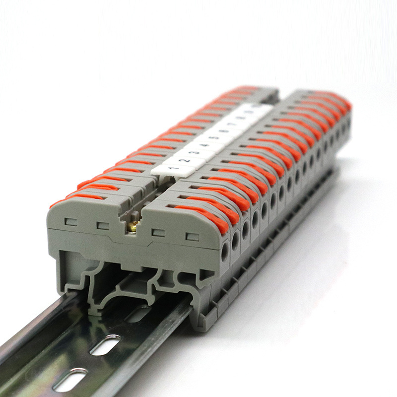 Screwless design replace uk Din rail terminal block