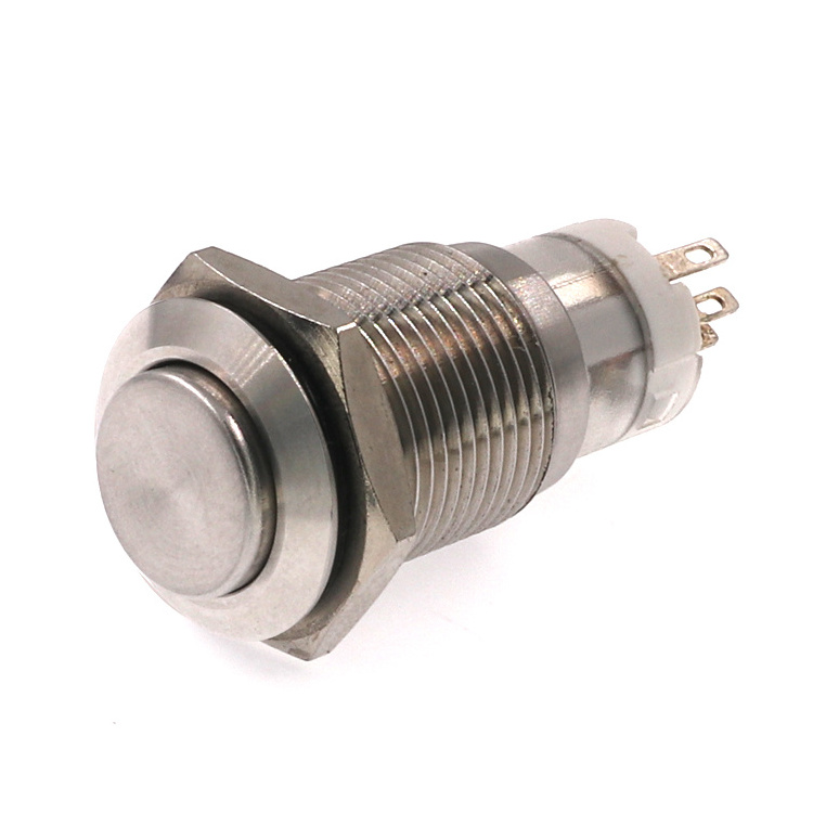 with indicator light alloy 12mm 30mm 5v 12v round 24vdc 16mm metal push button switch