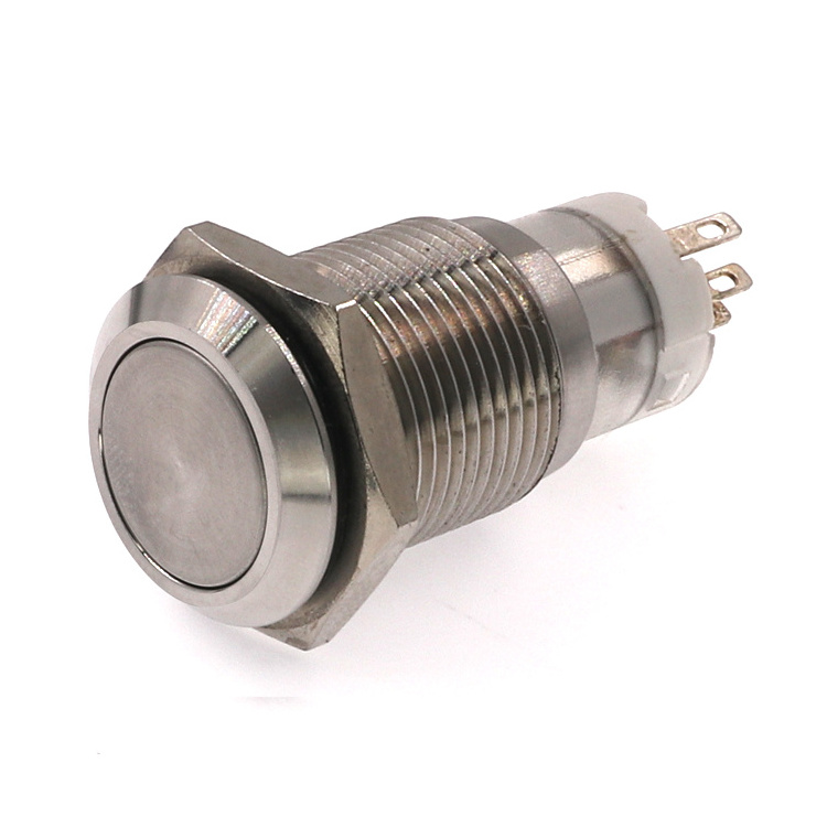 with indicator light alloy 12mm 30mm 5v 12v round 24vdc 16mm metal push button switch