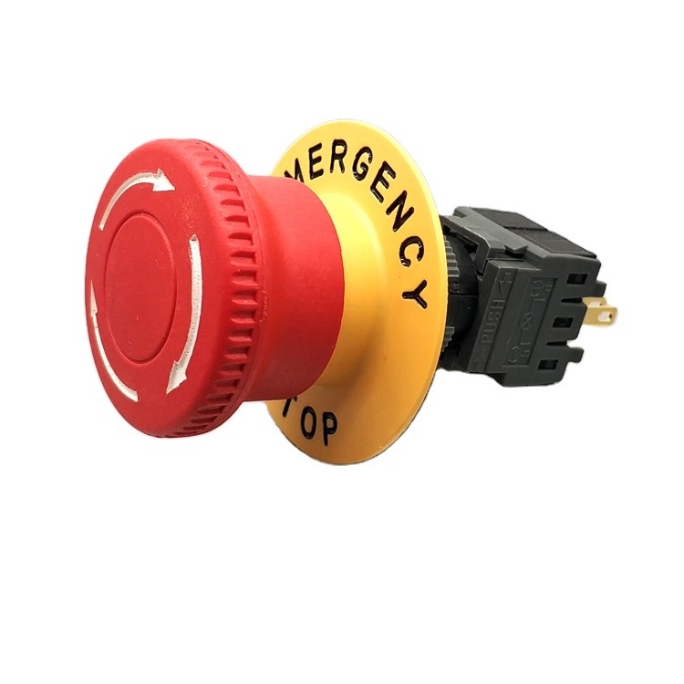 electric vehicle 16mm crane waterproof emergency stop switch