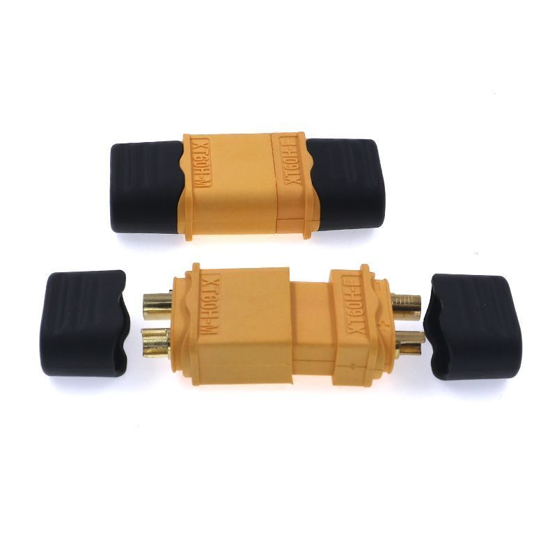 Male and Female Plug Xt30 Battery Connector 15A Adapter Power Small Male Female Connector 3 Pin Nylon Brass Gold Plated 250V DC