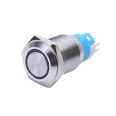 Ip67 Flashlight 12 Volt 6 Pin Momentary Push Button Switch