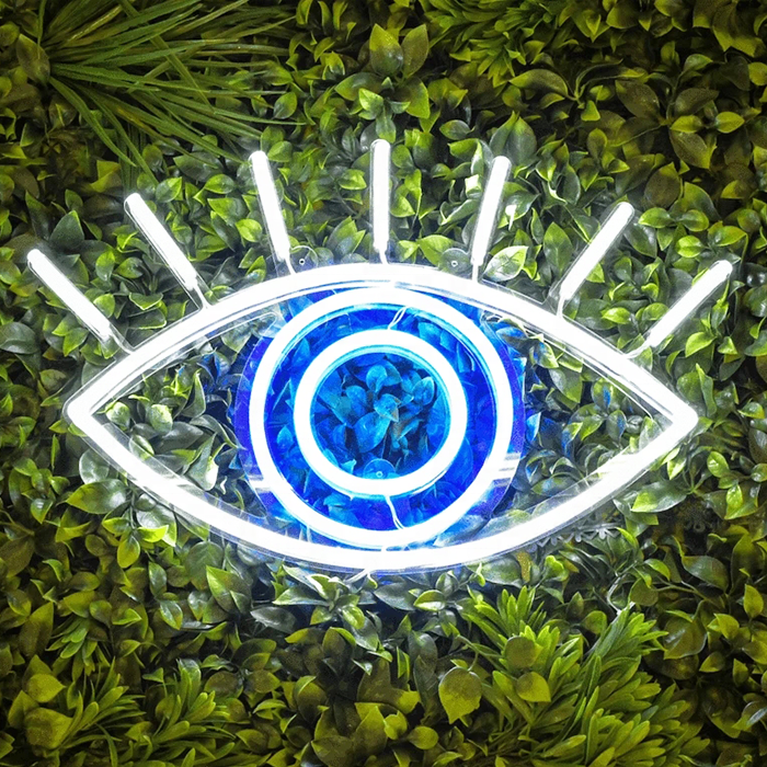 Matt Dropshipping Make up Room eye lashesh Studio Beauty decoration Custom LED eye lashes neon sign for birthday decoration