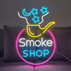 Matt Dropshipping Hot Sale Custom Hookah Neon Sign Popular Led Neon Light Shisha Bar Window Decor Wall Decor for Smoke Shop