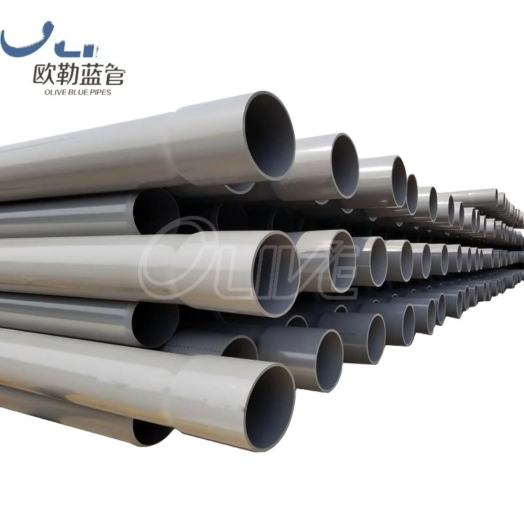 Wholesale 2 4 4.5 7 inch small plastic u pvc pipe 1/2 38mm 45mm 55mm 63mm 75mm upvc pipe for water supply