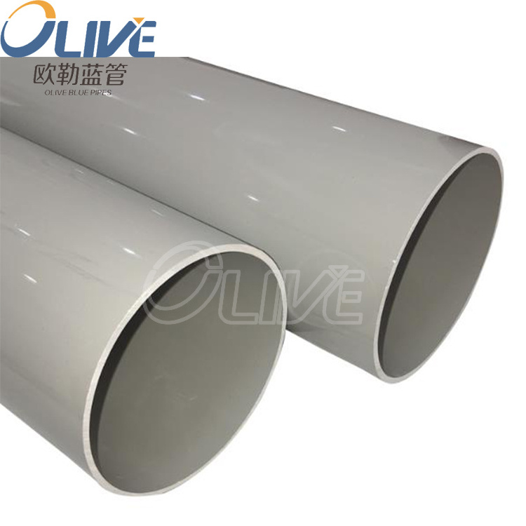 sdr17 10 bar 32 inch 700mm 500mm 30 cm 40cm pvc-u pipe 450mm large diameter pvc upvc pipe 250mm price