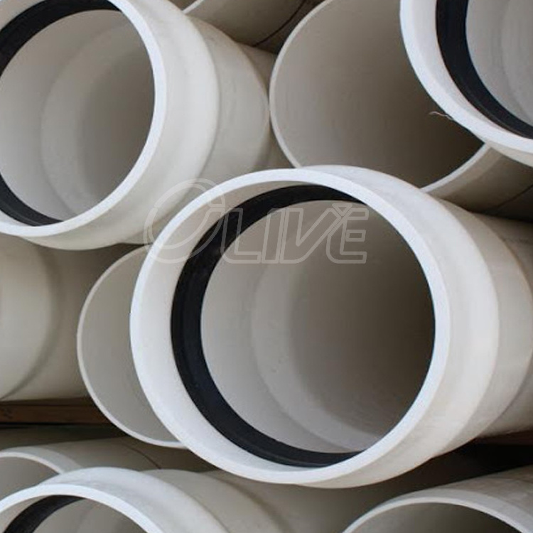 sink rain water pvc storm water 4 inch 8 inch corrugated drain waste cleaner pipe 32 mm upvc plastic tube pipe