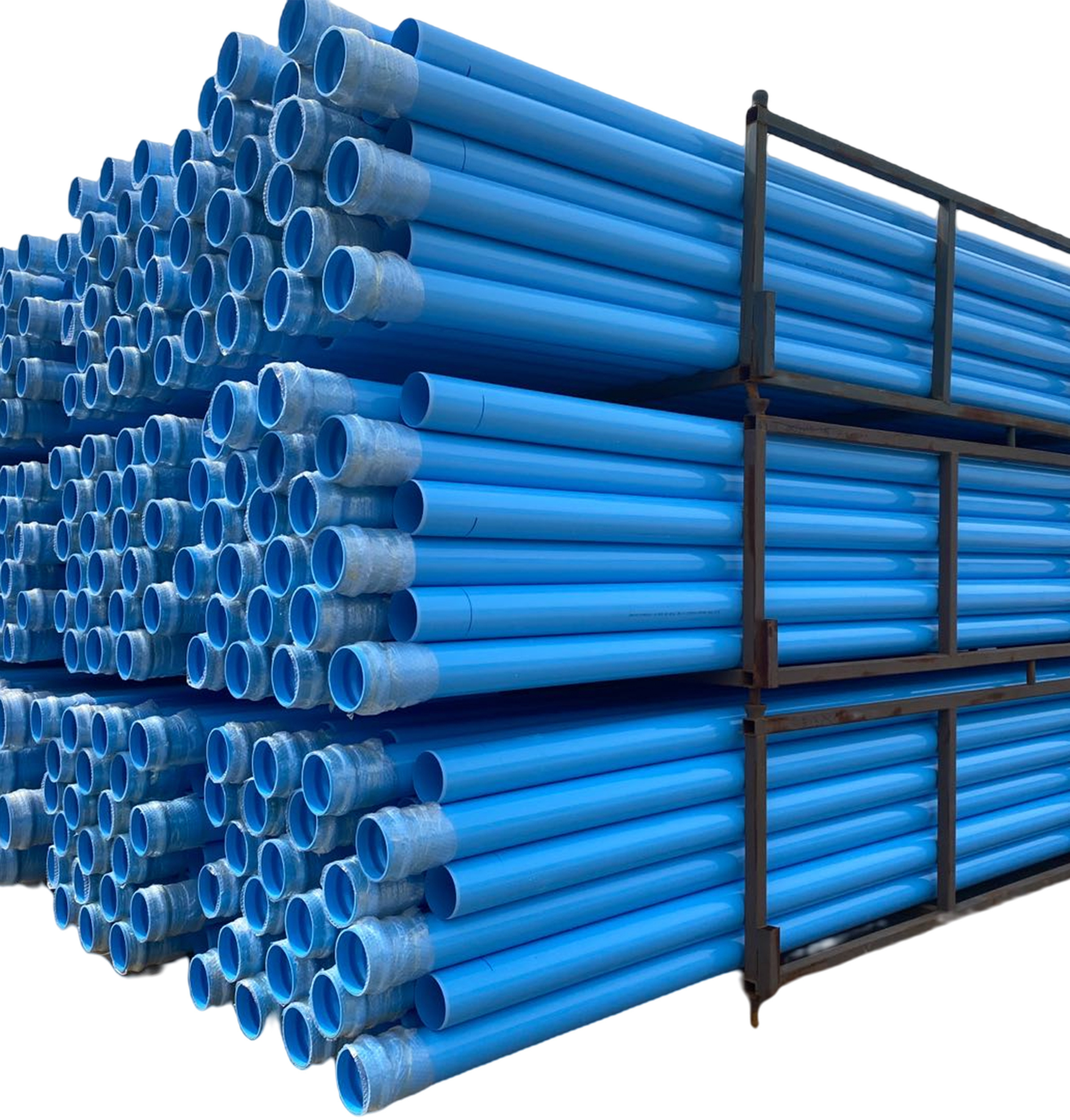 355mm PVC-O Pipe Blue Drinking Water PVC Pipe 50mm Thickness 8.5mm PVC- O  Pipe Machine