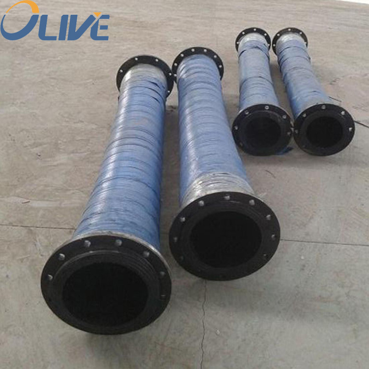 4inch 5.5 inch concrete mud pump rubber water end hose concrete pump composite rubber hose prices