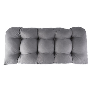 Wicker Tweed Tufted Loveseat U shaped Cushion Pillow Bench Cushions Big Terrace Cushions For Sofa