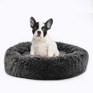 Extra Large Dog Furry Bed, Self-Warming Pet Cushion Bed, Raised Sides Design for Dogs Quality Sleep non-slip Pet Bed