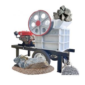 Jaw Crusher Machine For The Stone Jaw Crushing Plate Portable Mobile Stone Rock Gold Ore Crusher Diesel Jaw Crusher