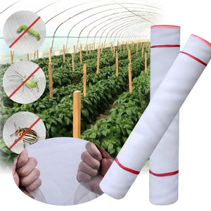 Wholesale HDPE UV resistant 40 mesh 50mesh Insect net for greenhouse vegetables fruit protection