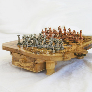 Tunisian Olive Wood Chess Board wooden chess Games