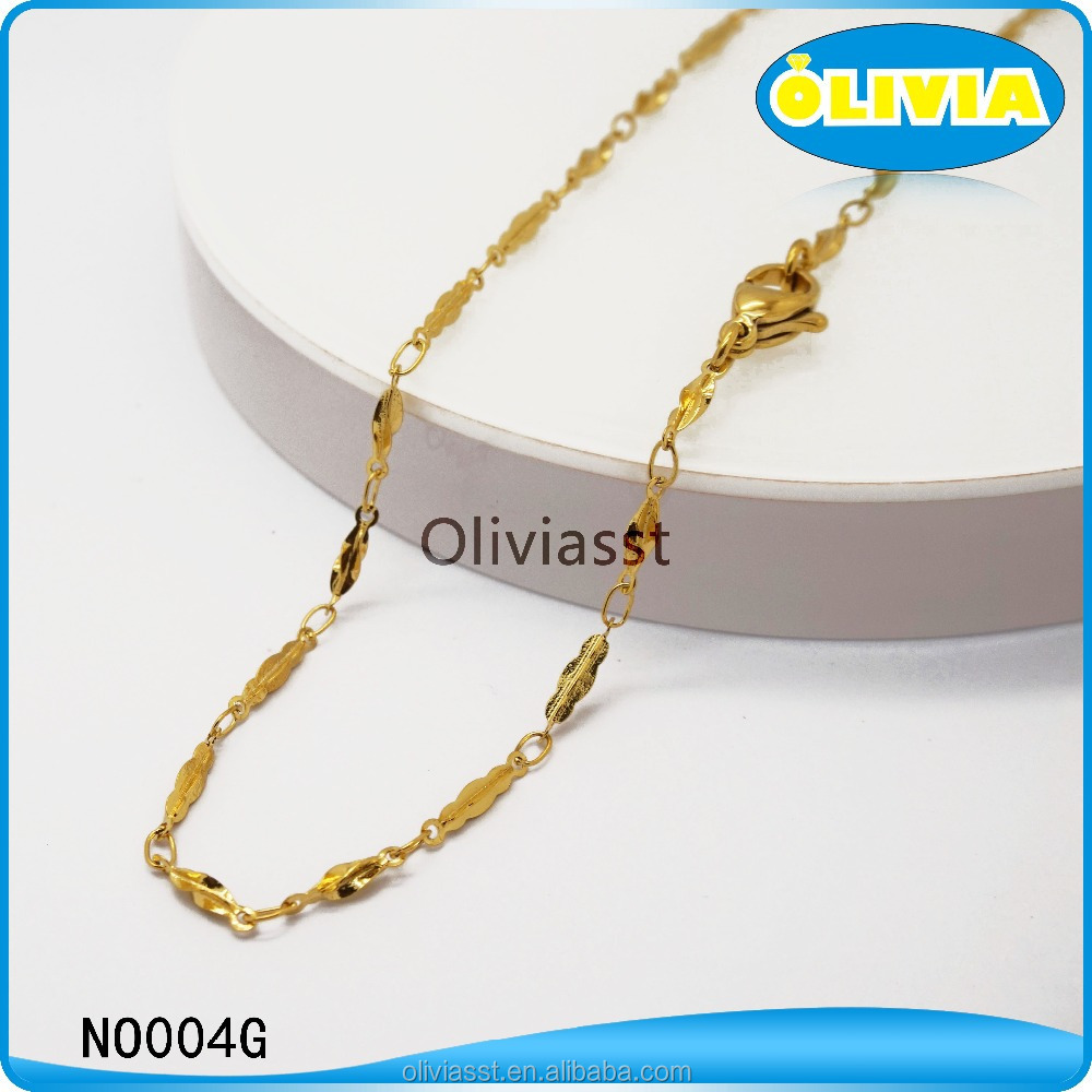 Jewelry Manufacturer China 20 Grams Gold Necklace Design Images Woman Gold Neck Chain Designs Jewelry