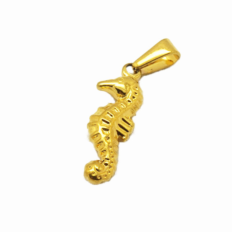 Hot sell turtle pendant sea theme stainless steel animal tortoise jewelry 18K gold plated sea turtle necklace charm