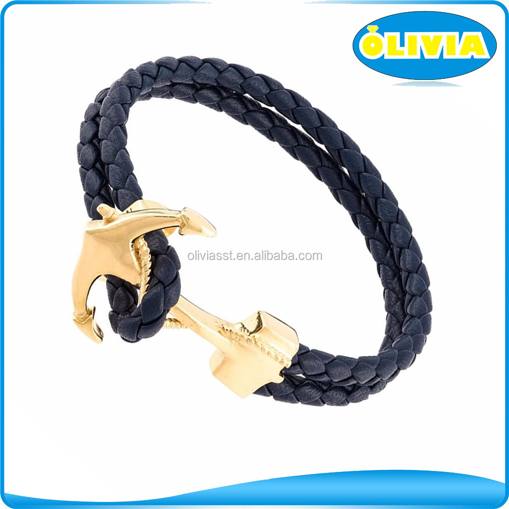 Olivia New Fashion Thin Genuine Leather Bracelet Cuff Bracelet Magnetic Clasp Women Bracelet