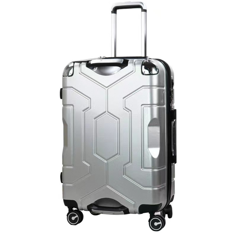 Dongguan Luggage Factory 3 Pcs Set Double Handle Suitcase ABS PC Lightweight Trolley Detachable Removable wheel Luggage Sets