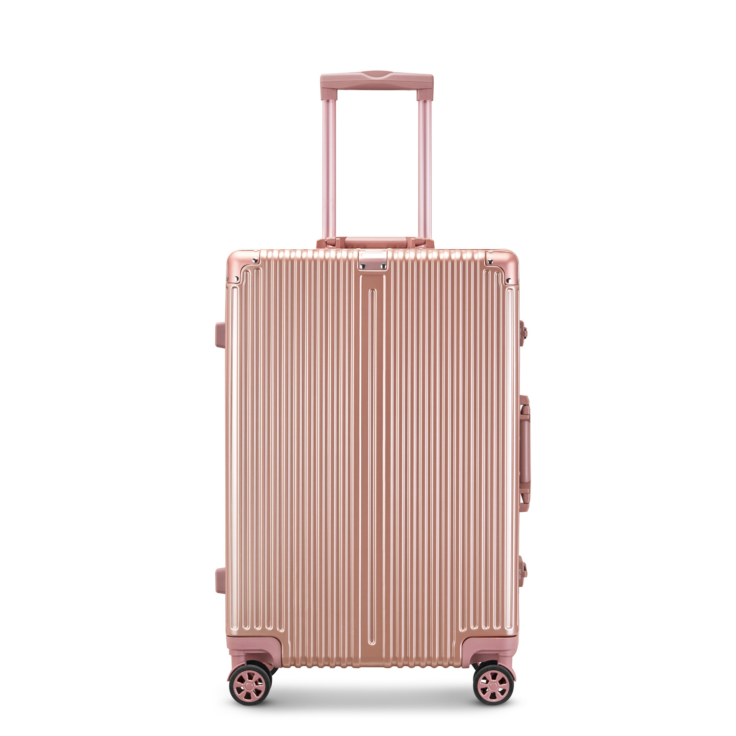 Fashion Luggage Bag 20 24 28 inch ABS PC Shiny Film Hard Shell  Cabin Trolley Bags Travel Suitcase Young Lady Woman Luggage