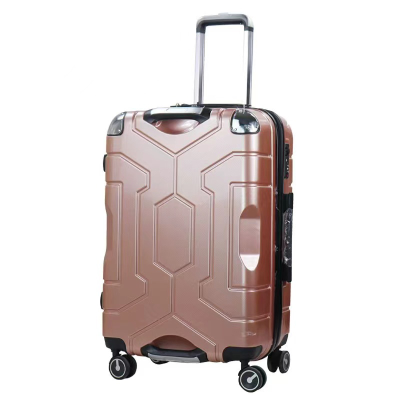 Dongguan Luggage Factory 3 Pcs Set Double Handle Suitcase ABS PC Lightweight Trolley Detachable Removable wheel Luggage Sets