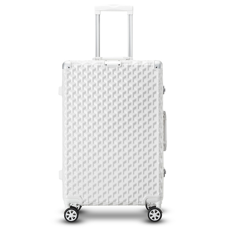 Custom High QualityTravel Tolling Trolley Case ABS PC Aluminum Frame Suit Cases Travel Trolley Luggage With Wheel For Women Men