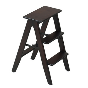 Standing Folding Step Stool with Adjustable Wooden Kitchen Helper Tower for Toddlers