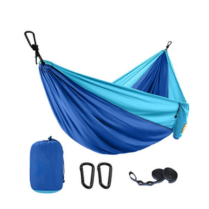 Factory Wholesale Custom Double Single Travel Camping Hammock Lightweight Portable Outdoor Hammocks