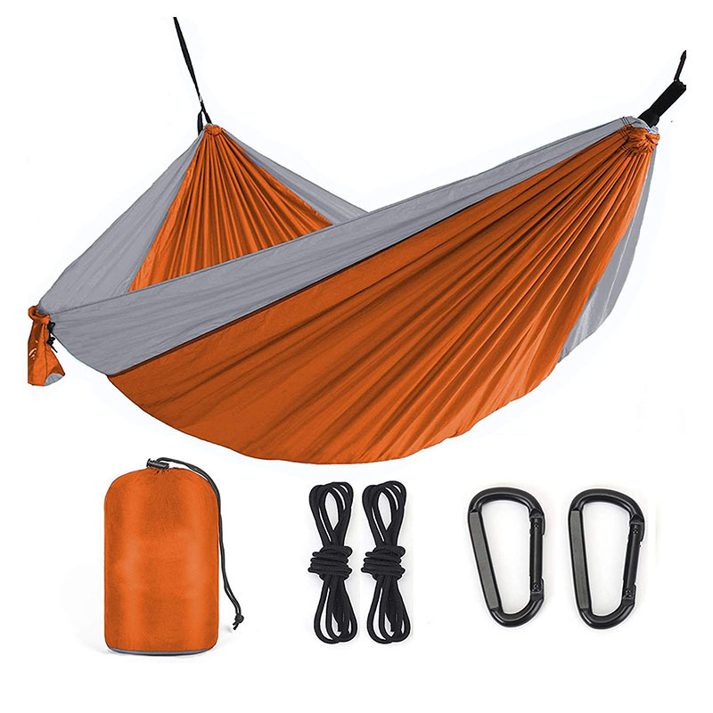 Outdoor Ultralight flat Nylon double Camping hamacas Hammock swing tent luxury Bed with tree straps Hammocks