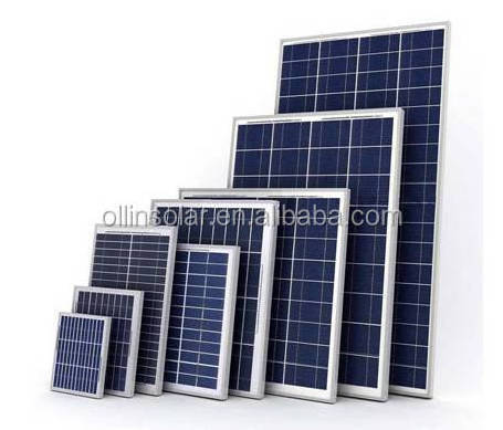 Mono & Poly 18V panel solar 5w 10w 20w 30w 40w 50w 60w 70w 80w 90w 100w