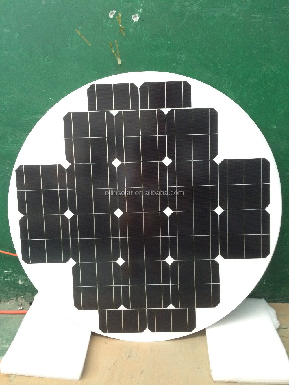 circular solar panel Solar Air Conditioner Solar Panel 100wp  round solar panel