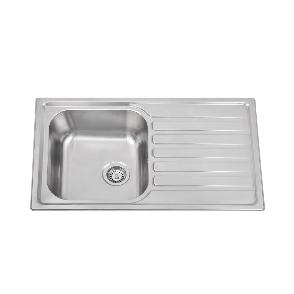 Modern European High Quality Kitchen Sinks Single Bowl With Drainboard Multifunction farm house Kitchen Sink