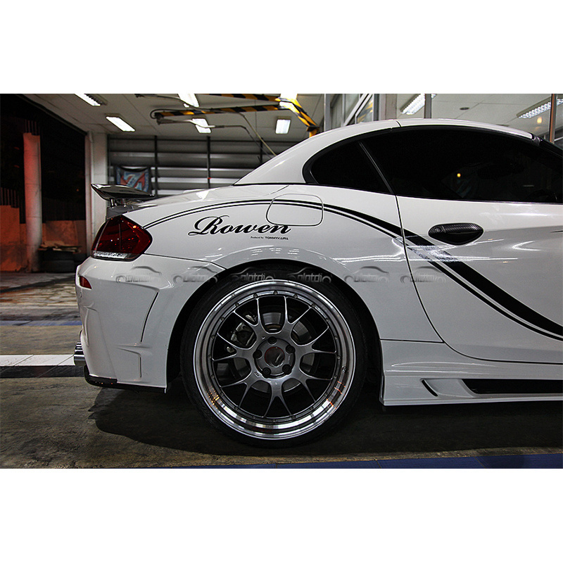 Fiber Glass Rowen Style Front Rear Bumper Side Skirts Body Kits For BMW E85 E86 E89 Z4 Car Parts