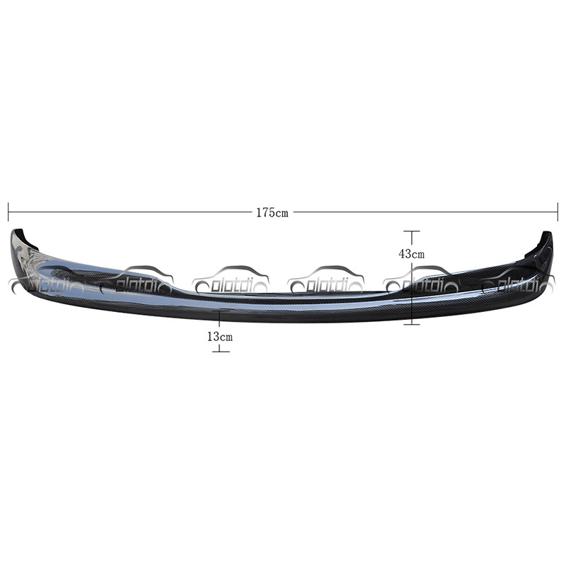 MVR Style Carbon Fiber Front Lip Bumper Chin Spoiler Splitters For BMW E46 M3 2 DOOR Body Kits