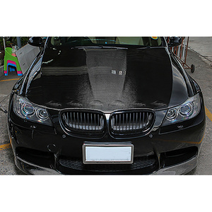 OEM Style Carbon Fiber Front Engine Hood Bonnet Cover For BMW 3 Series E90 LCI Car Body Kit