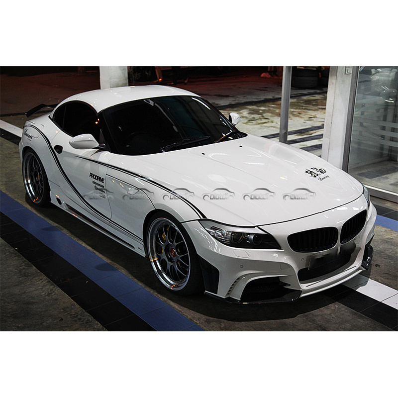 Fiber Glass Rowen Style Front Rear Bumper Side Skirts Body Kits For BMW E85 E86 E89 Z4 Car Parts