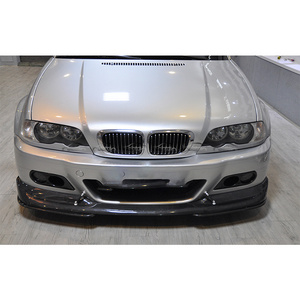 MVR Style Carbon Fiber Front Lip Bumper Chin Spoiler Splitters For BMW E46 M3 2 DOOR Body Kits