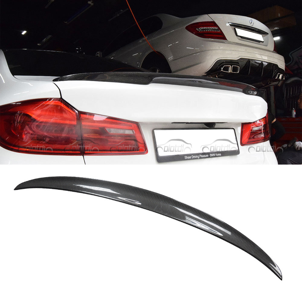 Carbon Fiber Rear Spoiler Car Trunk Boot Lip Auto Truck Wing Spoiler for BMW G30 G31 F90 Parts