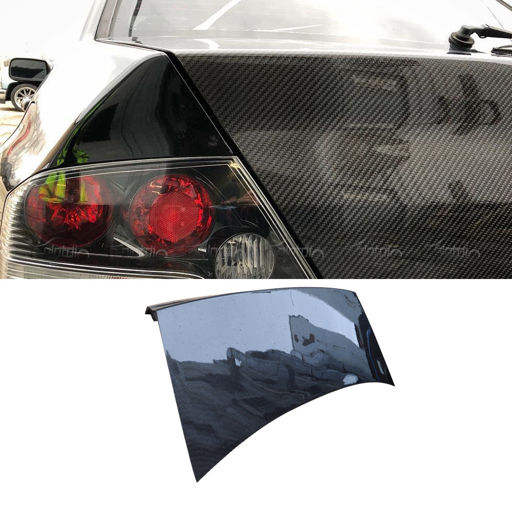 OEM Style Carbon Fiber Rear Hood Bonnet Trunk For LANCER  EVO 8 2003-2005  OLOTDI