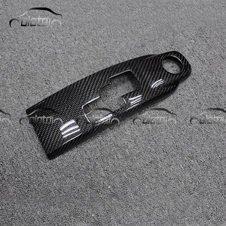 4 PCS/SET Shift Panel Sticker Cover Frame Carbon Fiber Center Console Stickers For Nissan GTR R35