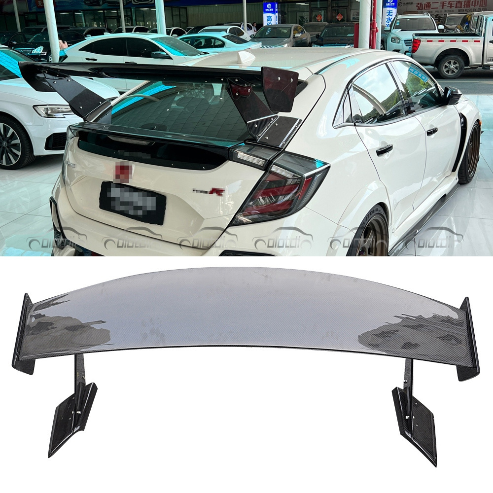 VRS Style GT Carbon Rear Trunk Lip Wing Ducktail Spoiler For Honda Civic Type R  Hatchback FK7 FK8 10TH 2016-2019 Auto Tuning