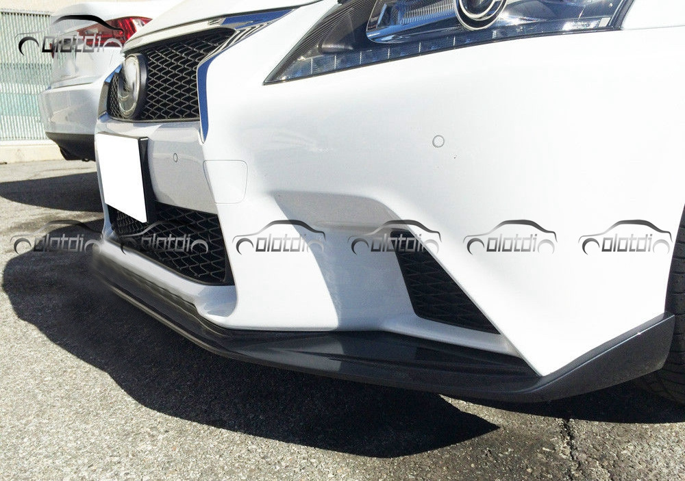 A Style PU Front Bumper Lip Chin Spoiler Side Winglet Splitter Front Lip for Lexus GS F Sport 2012-2015