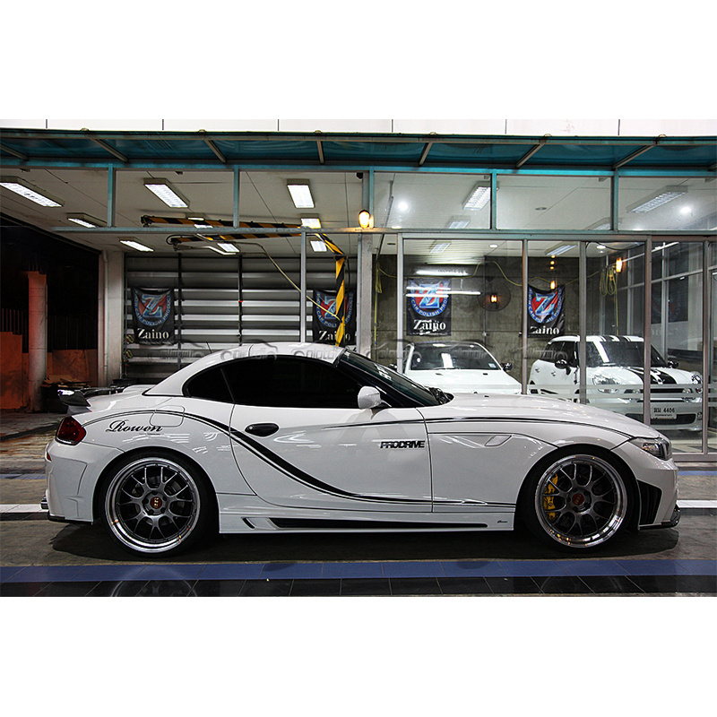 Fiber Glass Rowen Style Front Rear Bumper Side Skirts Body Kits For BMW E85 E86 E89 Z4 Car Parts