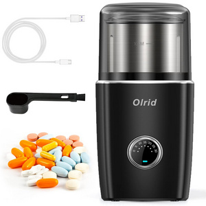 Cordless Electric Pill Crusher Grinder Pulverize Multiple Pills Small and Large Medication and Vitamin Tablets to Fine Powder