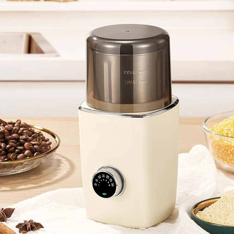 New Portable Electric Coffee Grinder Small Electric Rechargeable Mini Coffee Cordless grain herbs Grinder with Multiple Grinding