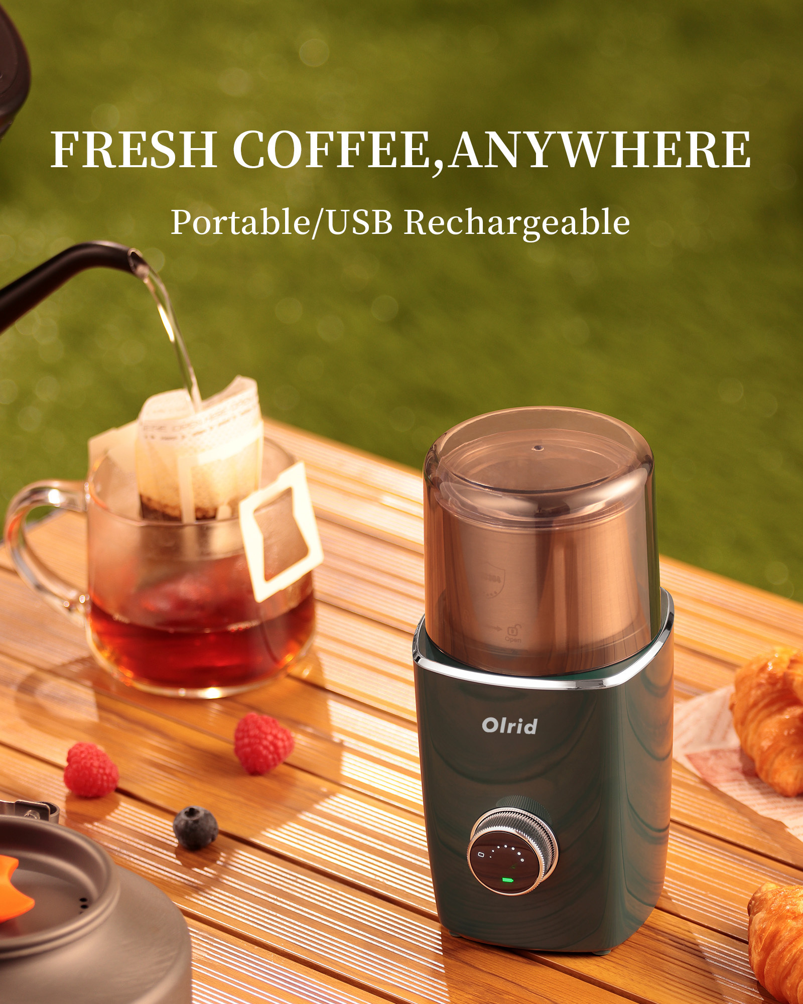 electric small fresh coffee bean grinder machine stainless steel manual portable mini blade automatic new coffee bean grinder