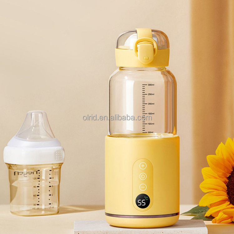 New Arrive 2024 Fast Usb Rechargeable  Food Grade Baby Feeding Bottle Warmer Travel Keep Warm Baby Milk Bottle Warmer