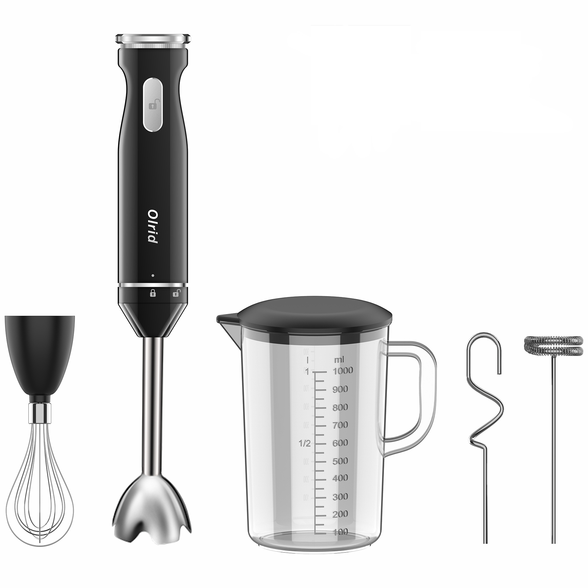 5 in 1 Multifunctional Variable Speed Cordless Hand Blender