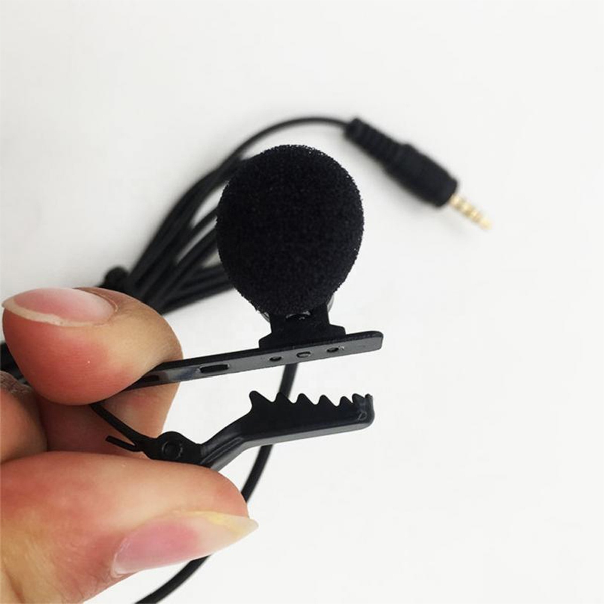 Clavax CLW-101 Mobile phone Lapel Microphone Mini Lavalier Microphone For Live Streaming Recording Computer Musical Instruments