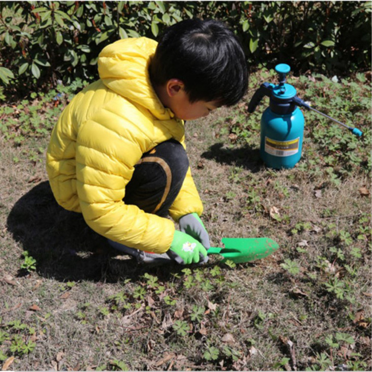 Wholesale custom logo 4-12 kids children child nitrile Latex gardening gloves