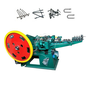 High speed automatic iron steel wire nail making machine